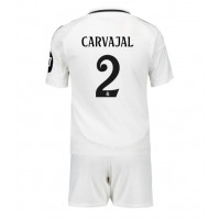 Real Madrid Daniel Carvajal #2 Replica Home Minikit 2024-25 Short Sleeve (+ pants)